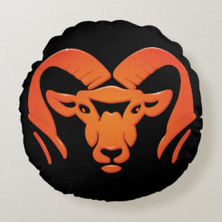 Rockford Rams #4 Round Pillow