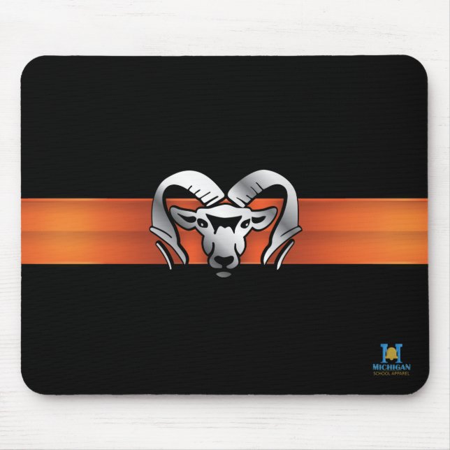 Rockford Rams #8 Mouse Pad (Front)