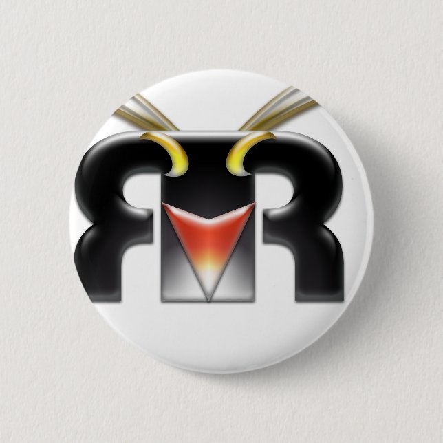 Rockhopper VFX logo 6 Cm Round Badge (Front)