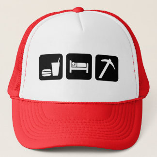 Rockhound Eat Sleep Go Rockhounding Trucker Hat