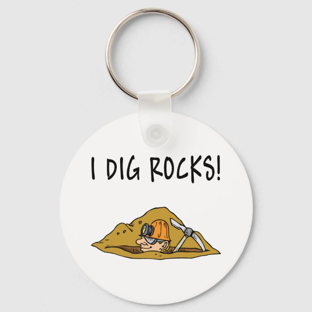 Rockhound Gift Item Key Ring (Front)