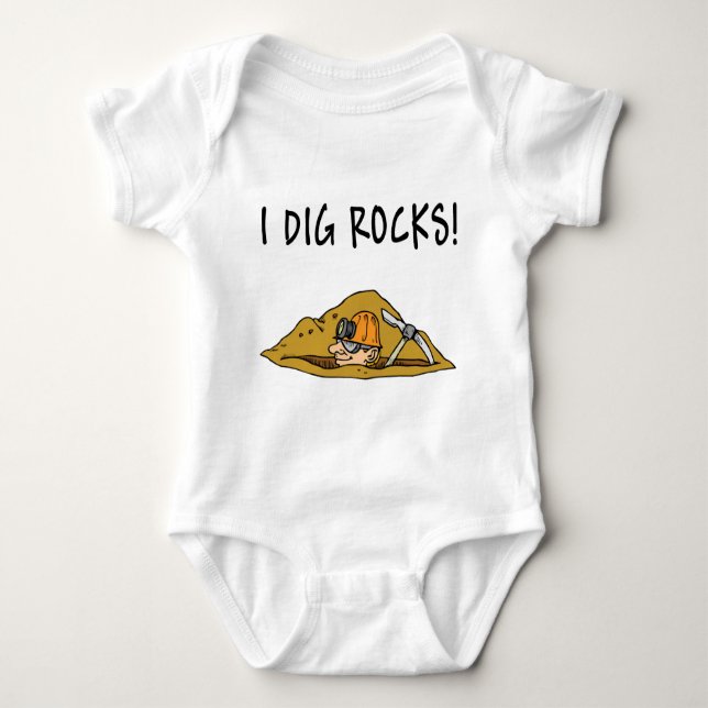 Rockhound T-Shirt Baby Bodysuit (Front)
