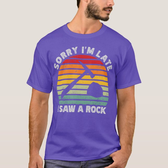 Rockhounding Rock Collector Geology vintage T-Shirt (Front)