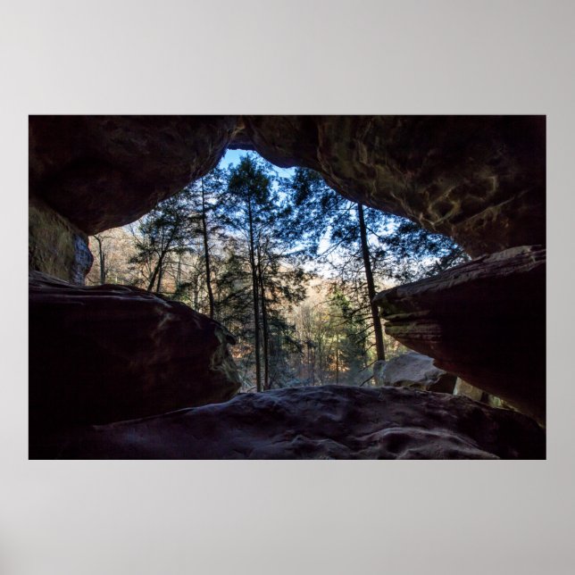 Rockhouse, Hocking Hills State Park, Ohio Poster (Front)
