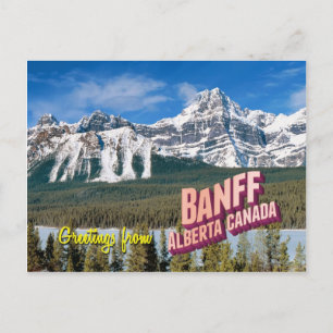 Rockies Mountains Postcard