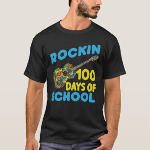 Rockin 100 Days Of School Music Teacher T-Shirt