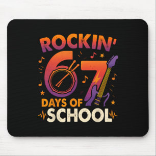 Rockin 67 Days Of School Six Seven Teacher Student Mouse Pad