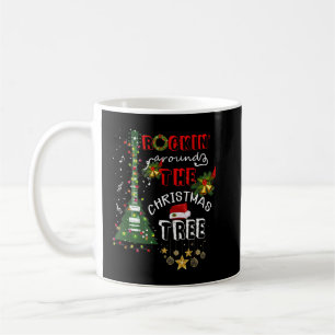 Rockin Around The Christmas Guitar Coffee Mug
