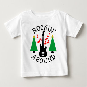 Rockin' Around the Christmas Tree Baby T-Shirt