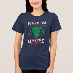 Rockin' Around the Upside Down Tri-Blend Shirt