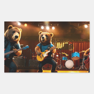 Rockin' Bears: Musical 2-Piece Sticker Set for You