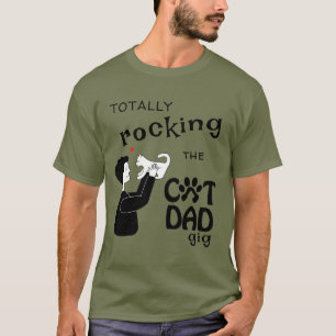 Rockin' Cat Dad T-Shirt