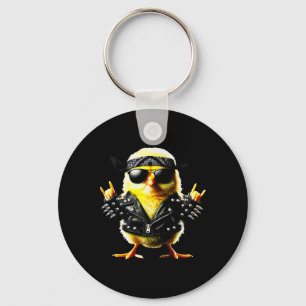 Rockin' Chick Biker Easter Key Ring