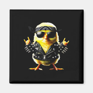 Rockin' Chick Biker Easter Magnet