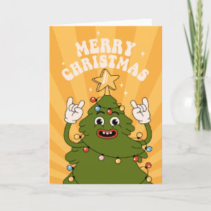 Rockin' Christmas Tree - A Festive Holiday Jam Card
