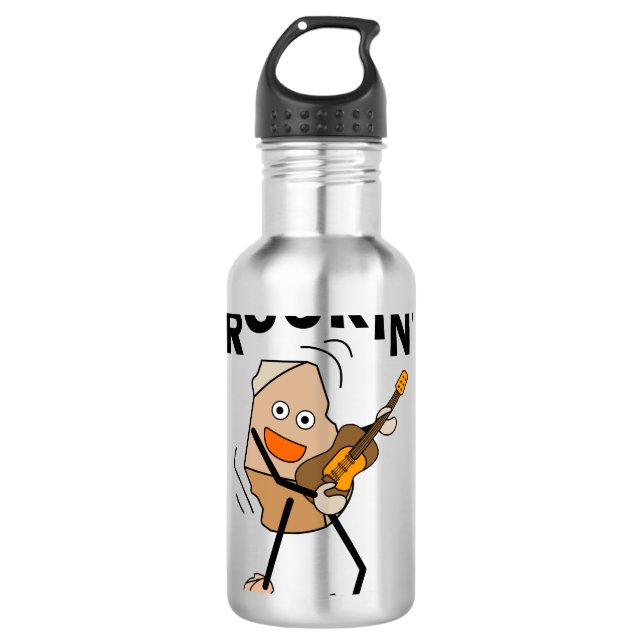 Rockin' Guitar 710 Ml Water Bottle (Front)