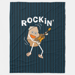 Rockin' Guitar Fleece Blanket