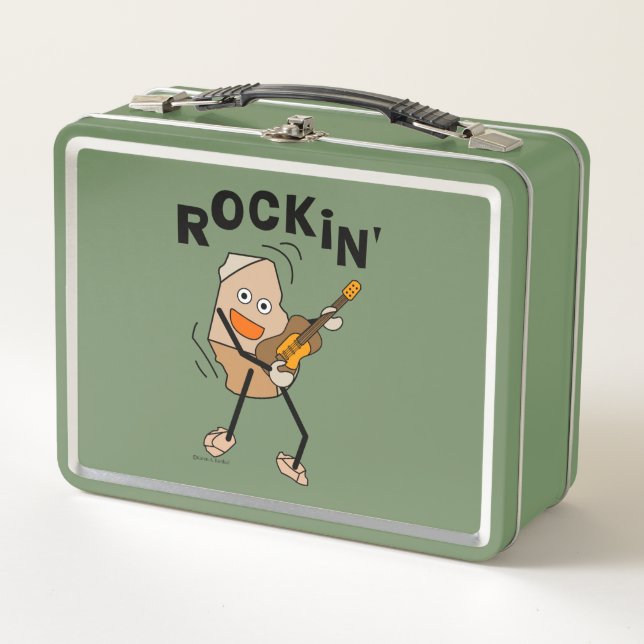 Rockin' Guitar Metal Lunch Box (Front)