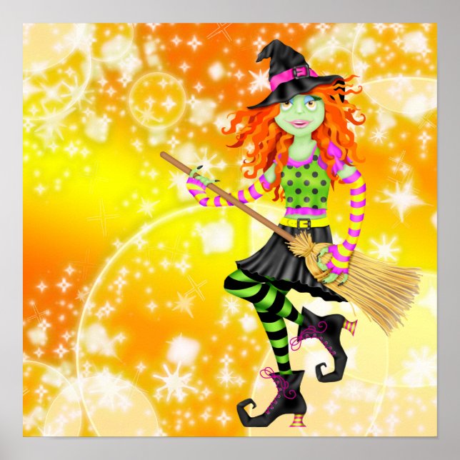 Rockin' Halloween Witch - SRF Poster (Front)