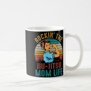 Rockin Jiu Jitsu Mum Life BJJ Brazillian Jujitsu Coffee Mug