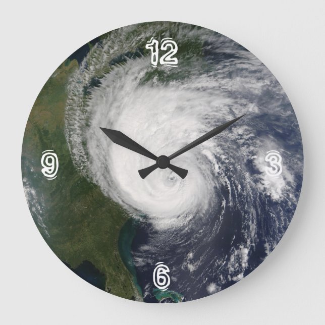 Rockin' Like A Hurricane Large Clock (Front)