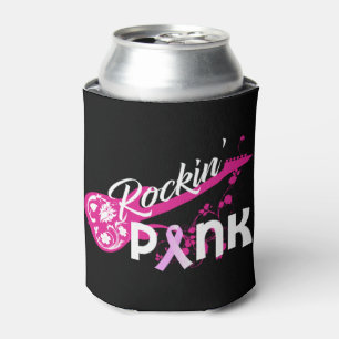 Rockin' Pink Breast Cancer Awareness Can Cooler