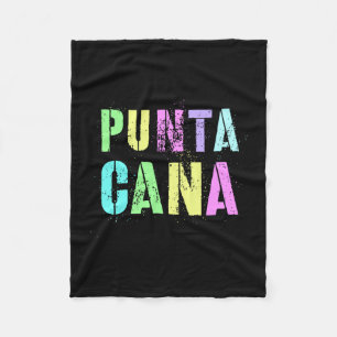 Rockin' punta cana family vacation swim trip fleece blanket