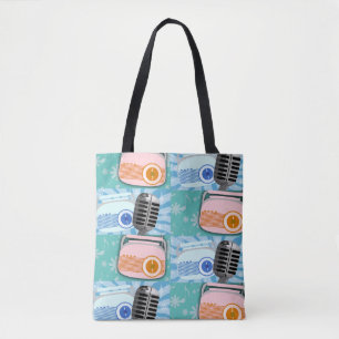 Rockin Retro Radios Tote Bag