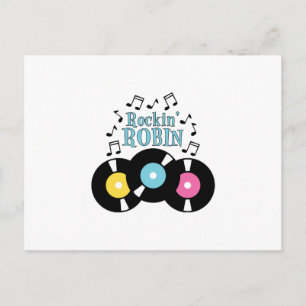 Rockin' Robin Postcard