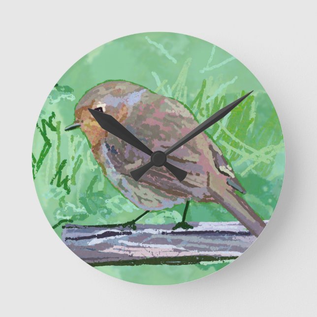 Rockin Robin Round Clock (Front)