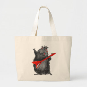 Rockin' Rodent Large Tote Bag