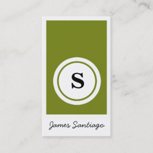 ROCKIN' SAGE SOLID BUSINESS CARD
