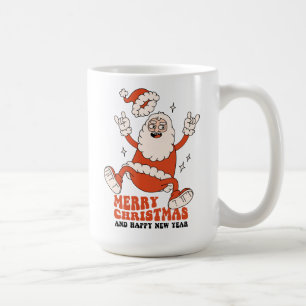 Rockin' Santa Claus - A Merry and Loud Christmas Coffee Mug