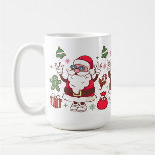 Rockin’ Santas – Funny Christmas Mug