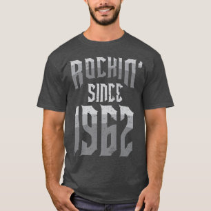 Rockin' Since 1962 Vintage Rock Music Fan 60th Bir T-Shirt