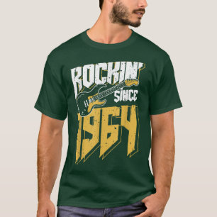 Rockin' Since 1964 Vintage Rock Music Fan 58th Bir T-Shirt