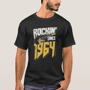 Rockin' Since 1964 Vintage Rock Music Fan 58Th Bir T-Shirt