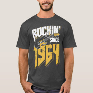 Rockin' Since 1964 Vintage Rock Music Fan 58th Bir T-Shirt