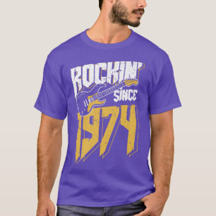 Rockin' Since 1974 Vintage Rock Music Fan 48th Bir T-Shirt