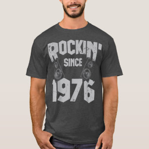 Rockin' Since 1976 Vintage Rock Music Fan 46th Bir T-Shirt