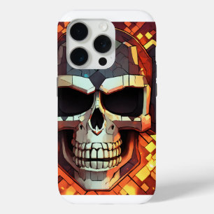 Rockin' Skull and Crossbones Design iPhone 15 Pro Case