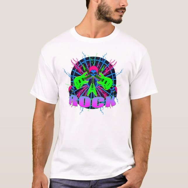 Rockin Skulls 2 T-Shirt (Front)