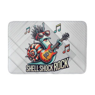 Rockin' Snail Vibes Bath Mat