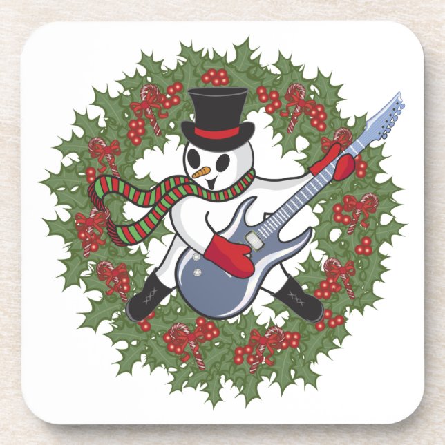 Rockin' Snowman Coaster (Front)