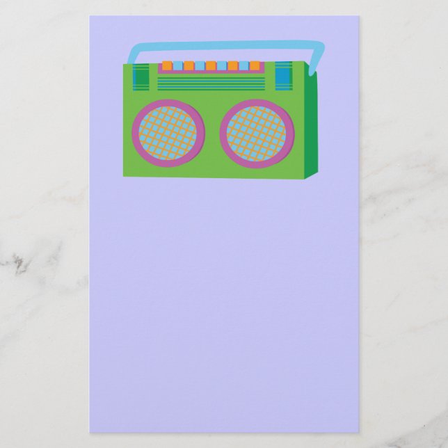 Rockin' Stereo Stationery (Front)