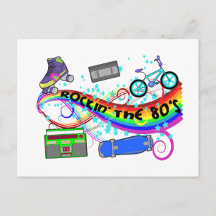 Rockin The 80s Postcard