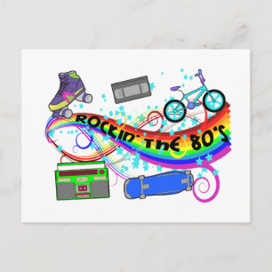 Rockin' The 80's Postcard