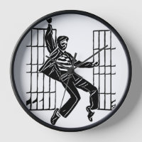 Rockin The jail house Man Dancing Abstract Art C
