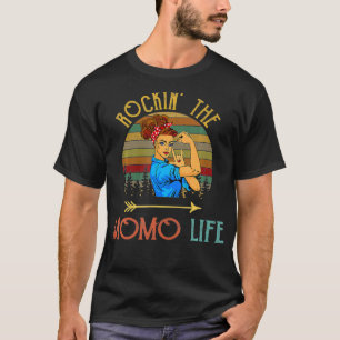 Rockin The Momo Life Grandparents Day Gift For Mum T-Shirt