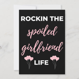Rockin The Spoiled Girlfriend Life Thank You Card